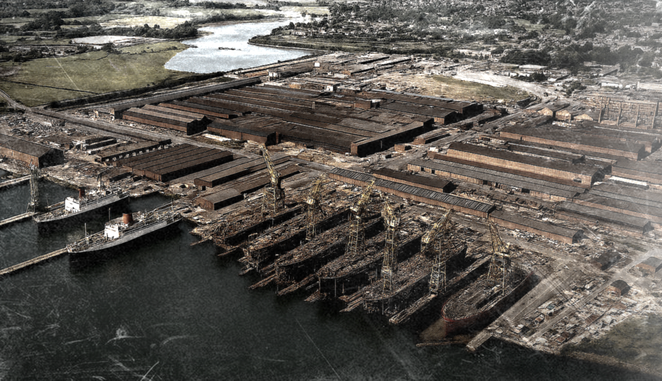Tommy's shipyard in the 1960s